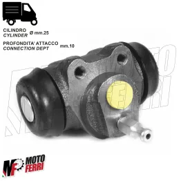 Cilindretto Freno Posteriore Ape MP 501 Ape P 601 Ape Car - P2 - P3 2