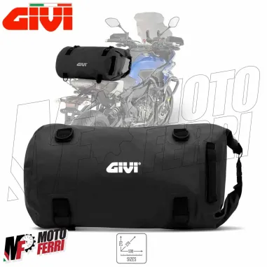 MF3308 - Borsa Borsone Givi Impermeabile 30Lt da Sella Portapacchi Moto EA114BK