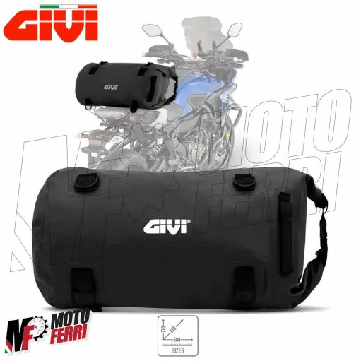 MF3308 - Borsa Borsone Givi Impermeabile 30Lt da Sella Portapacchi Moto EA114BK