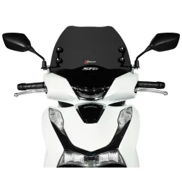 MF3320 Cupolino Spoiler Nero Fume' Sport Faco Honda SH 125 150 da 2020 a 2026