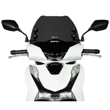 MF3320 Cupolino Spoiler Nero Fume' Sport Faco Honda SH 125 150 da 2020 a 2026