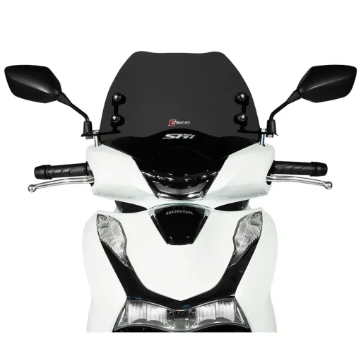 MF3320 Cupolino Spoiler Nero Fume' Sport Faco Honda SH 125 150 da 2020 a 2026