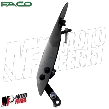 MF3320 Cupolino Spoiler Nero Fume' Sport Faco Honda SH 125 150 da 2020 a 2026