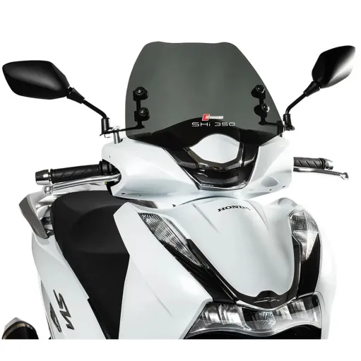 MF3321 Cupolino Spoiler Nero Fume' Sport Faco Honda SH 350 I da 2021 a 2024 E5