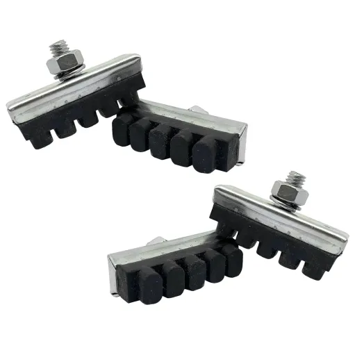 MF3324 Coppia Pattini Freno Ant + Post Bici Olanda Graziella Bianchi Epoca