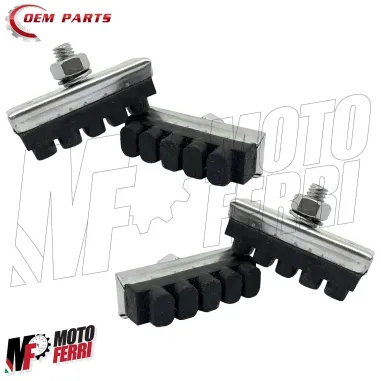 MF3324 Coppia Pattini Freno Ant + Post Bici Olanda Graziella Bianchi Epoca