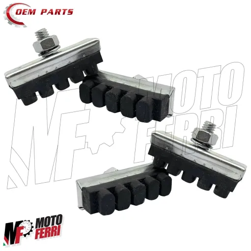 MF3324 Coppia Pattini Freno Ant + Post Bici Olanda Graziella Bianchi Epoca