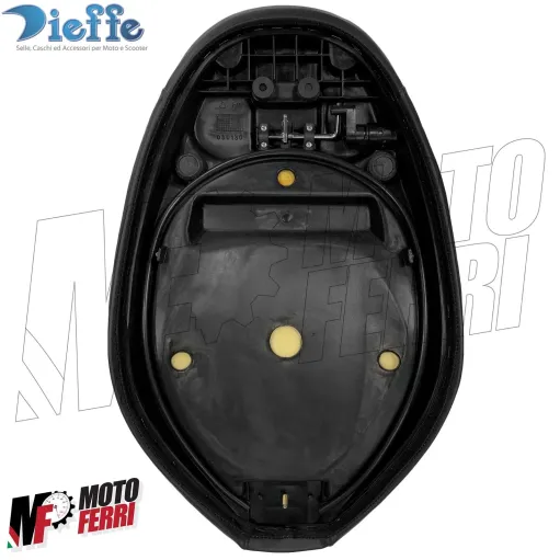 MF3332 - Sella Sellone Nero Biposto Lunga per Piaggio Free 50 100 da 1992 a 2002