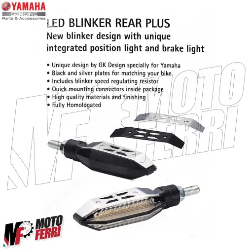 MF1276 Frecce Anteriori E Posteriori Yamaha Led Plus MT07 MT09 MT10 Tracer VMax