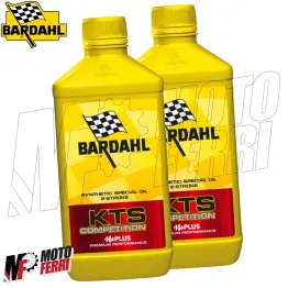 MF3339 - 2Lt Olio Motore Miscela Bardahl KTS Competition Plus Sintetico Mix 2T 2