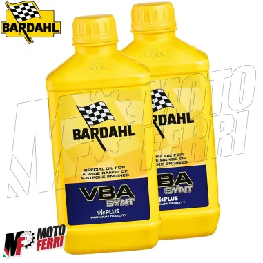 MF3342 Olio Motore Miscela Bardahl VBA Sintetico 2T Mix Alte Prestazioni - 2 LT