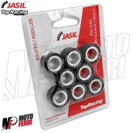 MF1751 Kit 8 Rulli Massette Jasil Variatore Yamaha TMAX 500 530 560 Grammi 12 2