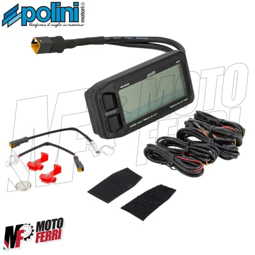 MF3365 Strumentazione Contagiri + 2 Temperature Polini Scooter Moto Universale