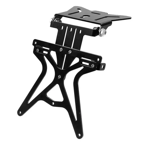 MF3366 Portatarga Universale Moto Lampa Aero-X Regolabile Alluminio Omologato