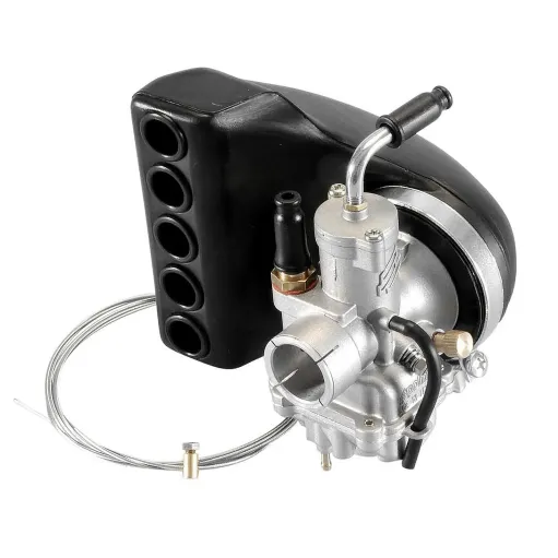 Kit Carburatore Polini CP 19 + Filtro Air Box per Vespa 50 Special R L N PK S XL