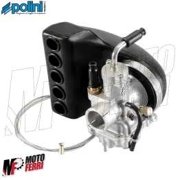 Kit Carburatore Polini CP 19 + Filtro Air Box per Vespa 50 Special R L N PK S XL 2