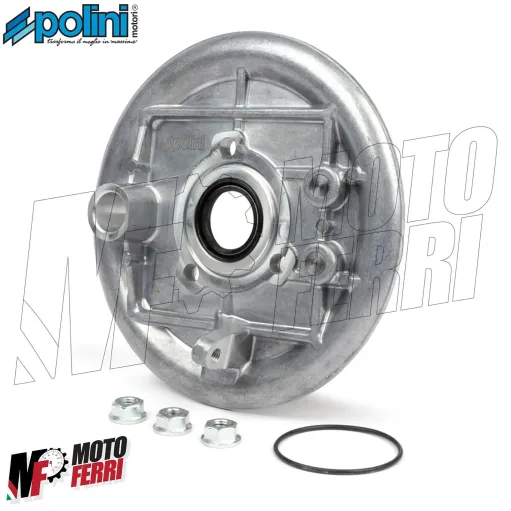 MF3372 Piatto Porta Ganasce Freno Posteriore Polini Vespa 50 Special 125 ET3