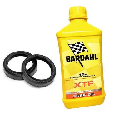 MF3378 - Kit Paraoli Forcella + 1Lt Olio Bardahl XTF 15W - TMax 500 2001 / 2003