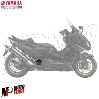 MF3387 - Coperchio Carter Sx o Dx Nero Originale Yamaha 500 530 TMax 2001 - 2016