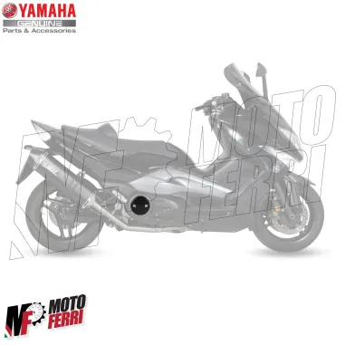 MF3387 - Coperchio Carter Sx o Dx Nero Originale Yamaha 500 530 TMax 2001 - 2016