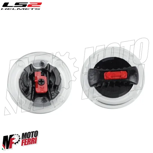 MF3394 - Nottolini Ganci Viti Visiera Casco LS2 FF386 FF385 FF358 FF396 FF392 FF370 OF569