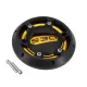 MF3403 - Coperchio Carter CNC Oro/Nero per Yamaha TMax 530 dal 2012 al 2016