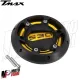 MF3403 - Coperchio Carter CNC Oro/Nero per Yamaha TMax 530 dal 2012 al 2016