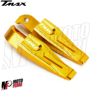 MF3417 Pedane Poggiapiedi Pedalini Oro TMAX 500 530 560 dal 2001 al 2025