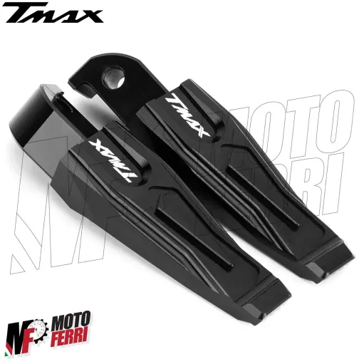 MF3417 Pedane Poggiapiedi Pedalini Nero TMAX 500 530 560 dal 2001 al 2025