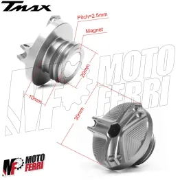 MF3413 Tappo Oro per Cambio Olio TMAX 500 530 560 dal 2001 al 2025 2