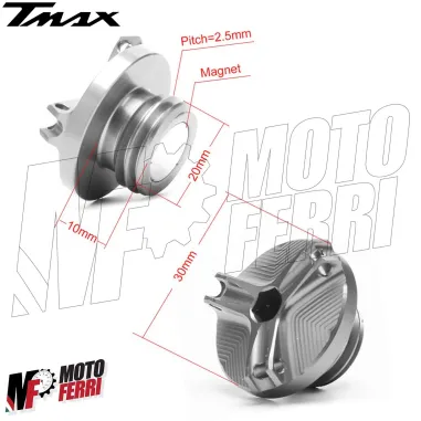 MF3413 Tappo Oro per Cambio Olio TMAX 500 530 560 dal 2001 al 2025