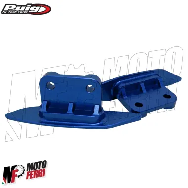 MF1436 Tappi Coperchi Specchietti Puig CNC Blu per Yamaha 530 Tmax 2012 - 2019