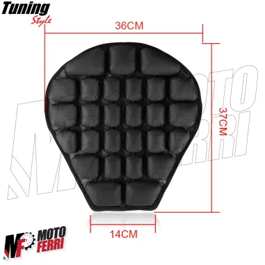 MF3426 Cuscino Sella Comfort Gonfiabile Traspirante - Universale Moto Scooter