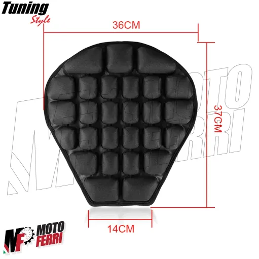 MF3426 Cuscino Sella Comfort Gonfiabile Traspirante - Universale Moto Scooter