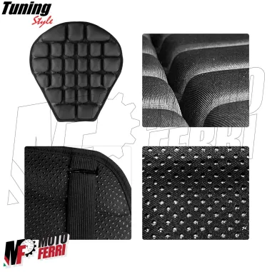 MF3426 Cuscino Sella Comfort Gonfiabile Traspirante - Universale Moto Scooter