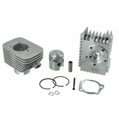 Kit Cilindro in Alluminio Grigio Pinasco Dm 46 - 75 CC Sp 12 Piaggio Si Ciao 2T