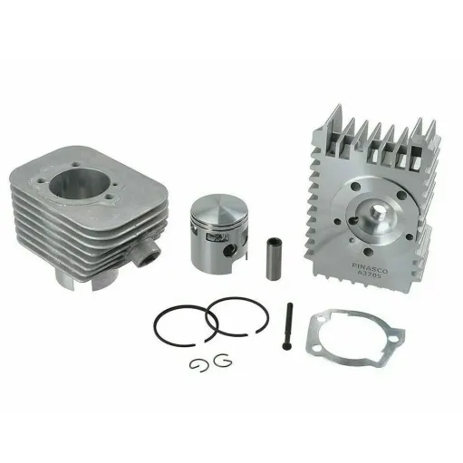 Kit Cilindro in Alluminio Grigio Pinasco Dm 46 - 75 CC Sp 12 Piaggio Si Ciao 2T
