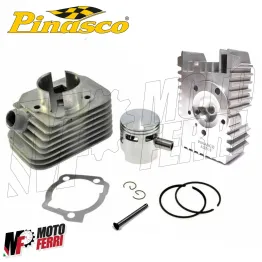 Kit Cilindro in Alluminio Grigio Pinasco Dm 46 - 75 CC Sp 12 Piaggio Si Ciao 2T 2