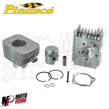 Kit Cilindro in Alluminio Grigio Pinasco Dm 46 - 75 CC Sp 12 Piaggio Si Ciao 2T