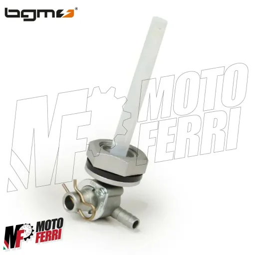 MF0408 Rubinetto Benzina Maggiorato Bgm Pro Vespa 50 Special R Pk S XL 125 ET3 Primavera Super Sprint 125 150 200 PX Arcobaleno