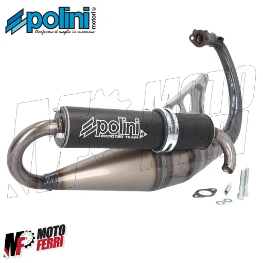 MF2143 Marmitta Polini Scooter Team 4 Minarelli Verticale Booster Spirit BWS