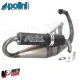 MF2143 Marmitta Polini Scooter Team 4 Minarelli Verticale 50 Booster Spirit BWS