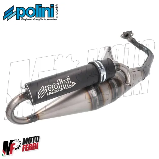 MF2144 Marmitta Polini Scooter Team 4 Piaggio Gilera Runner Stalker Zip Nrg Sr