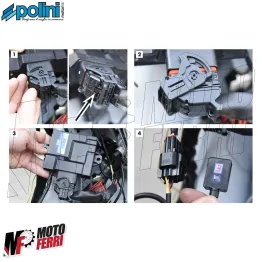MF3438 Centralina Polini + Molle Piaggio Liberty Vespa Primavera 50 E5 2021/2024 2
