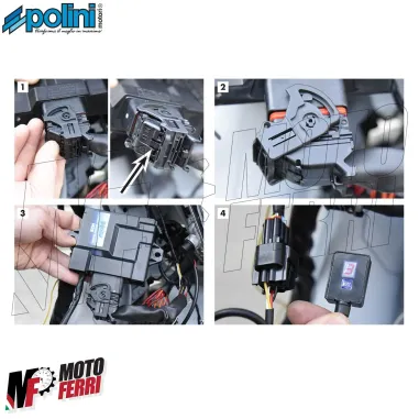 MF3438 Centralina Polini + Molle Piaggio Liberty Vespa Primavera 50 E5 2021/2024