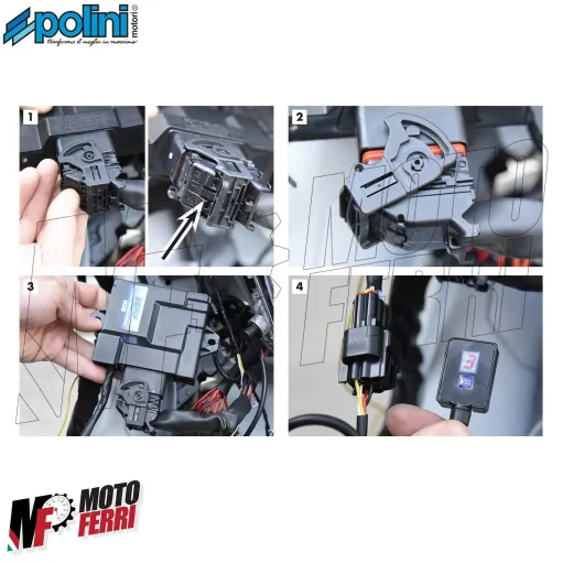 MF3438 Centralina Polini + Molle Piaggio Liberty Vespa Primavera 50 E5 2021/2024