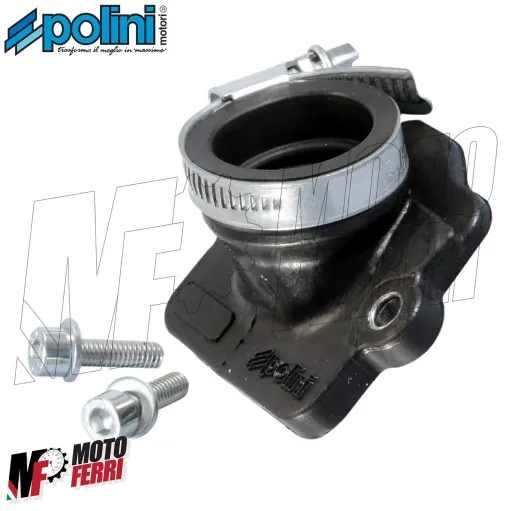 MF3439 Collettore Aspirazione Dritto d28 Polini Carburatore Dellorto PHVB PHBL