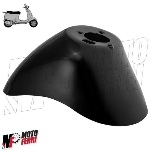Parafango Anteriore Nero Grezzo per Piaggio Vespa ET2 ET4 - 50 125 150 CC 2T 4T