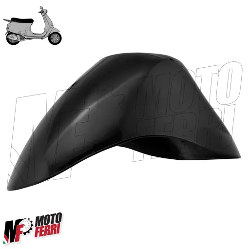 Parafango Anteriore Nero Grezzo per Piaggio Vespa ET2 ET4 - 50 125 150 CC 2T 4T