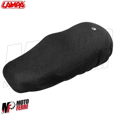 MF3454 Copri Sella Nero Traspirante L 74x100cm Lampa - Universale Moto Scooter